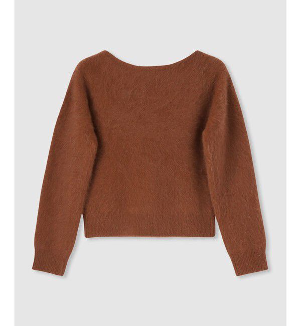 LOULOU WILLOUGHBY「【LOULOU WILLOUGHBY】カシミヤブレンドファー加工プルオーバー」|ニット・セーター|