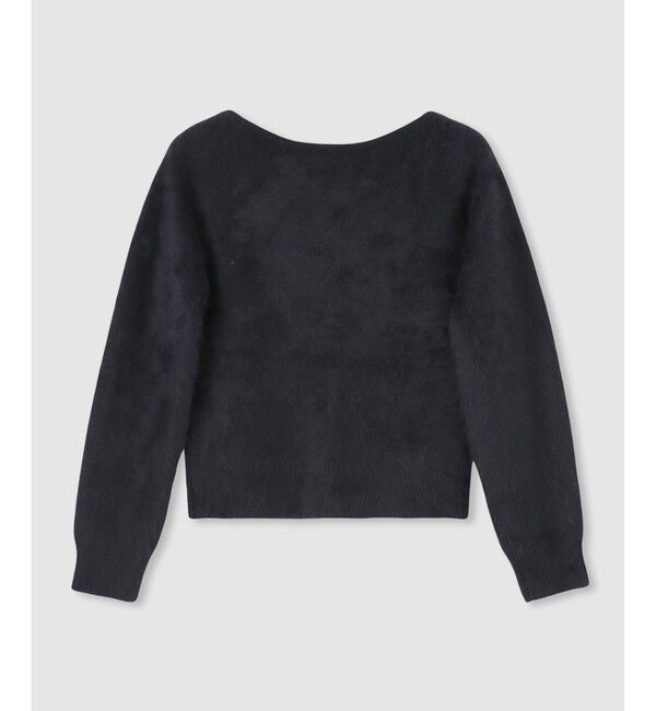 LOULOU WILLOUGHBY「【LOULOU WILLOUGHBY】カシミヤブレンドファー加工プルオーバー」|ニット・セーター|