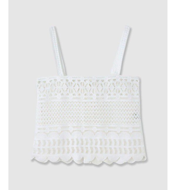 allureville「レースキャミ」|シャツ・ブラウス|オフホワイト