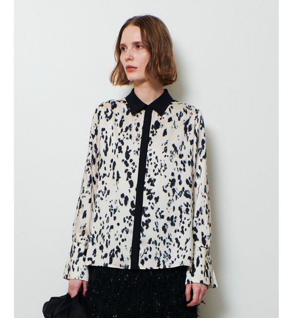 allureville「OFFICINAバックプリーツブラウス」|シャツ・ブラウス|