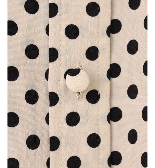 LOULOU WILLOUGHBY「◇【LOULOU WILLOUGHBY】デシンドットフリルボウタイブラウス」|シャツ・ブラウス|