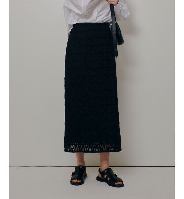 allureville「クロッシェ風レーススカート」|スカート|