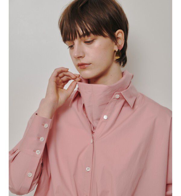 allureville「〈WEB・一部店舗別注〉スカーフ付バルーンシャツ」|シャツ・ブラウス|ピンク