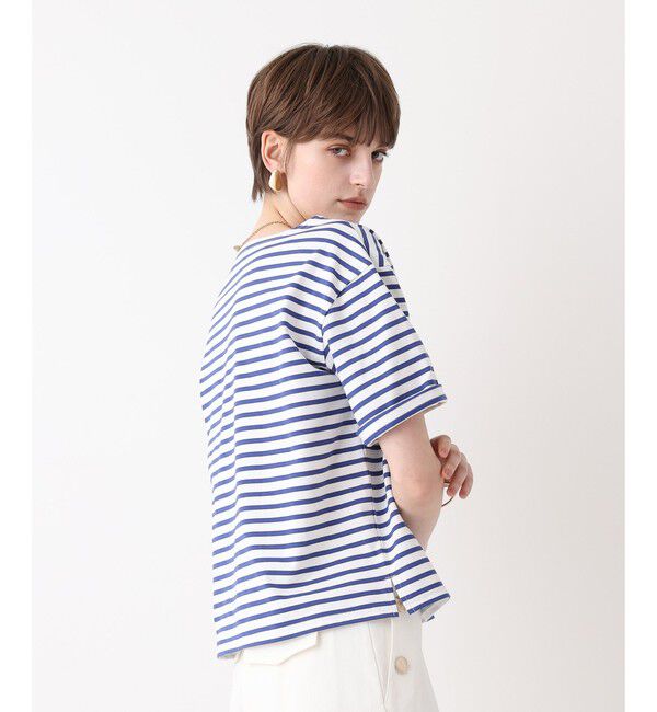 allureville「ボーダーロゴＴ」|Tシャツ・カットソー|