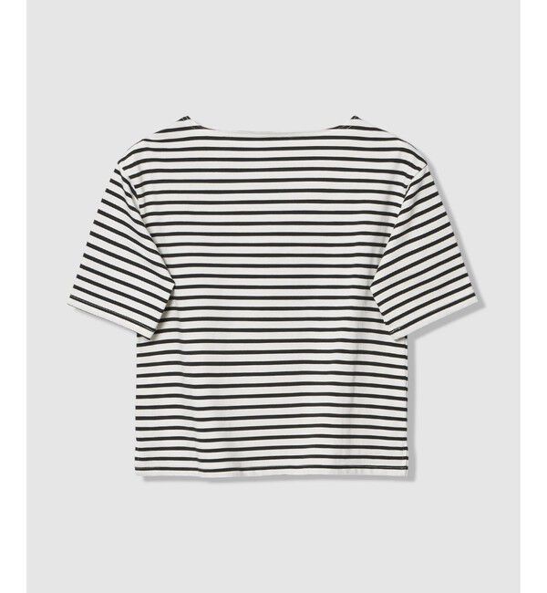 allureville「ボーダーロゴＴ」|Tシャツ・カットソー|