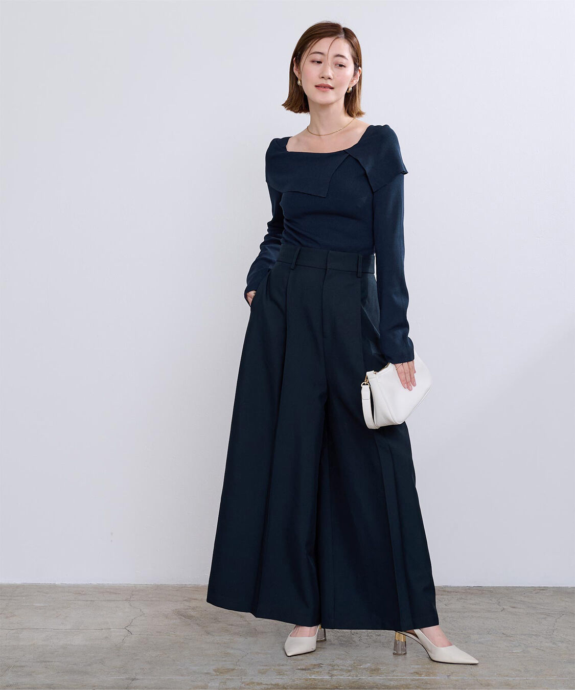 ur's「ケープデザインニット」|ニット・セーター|