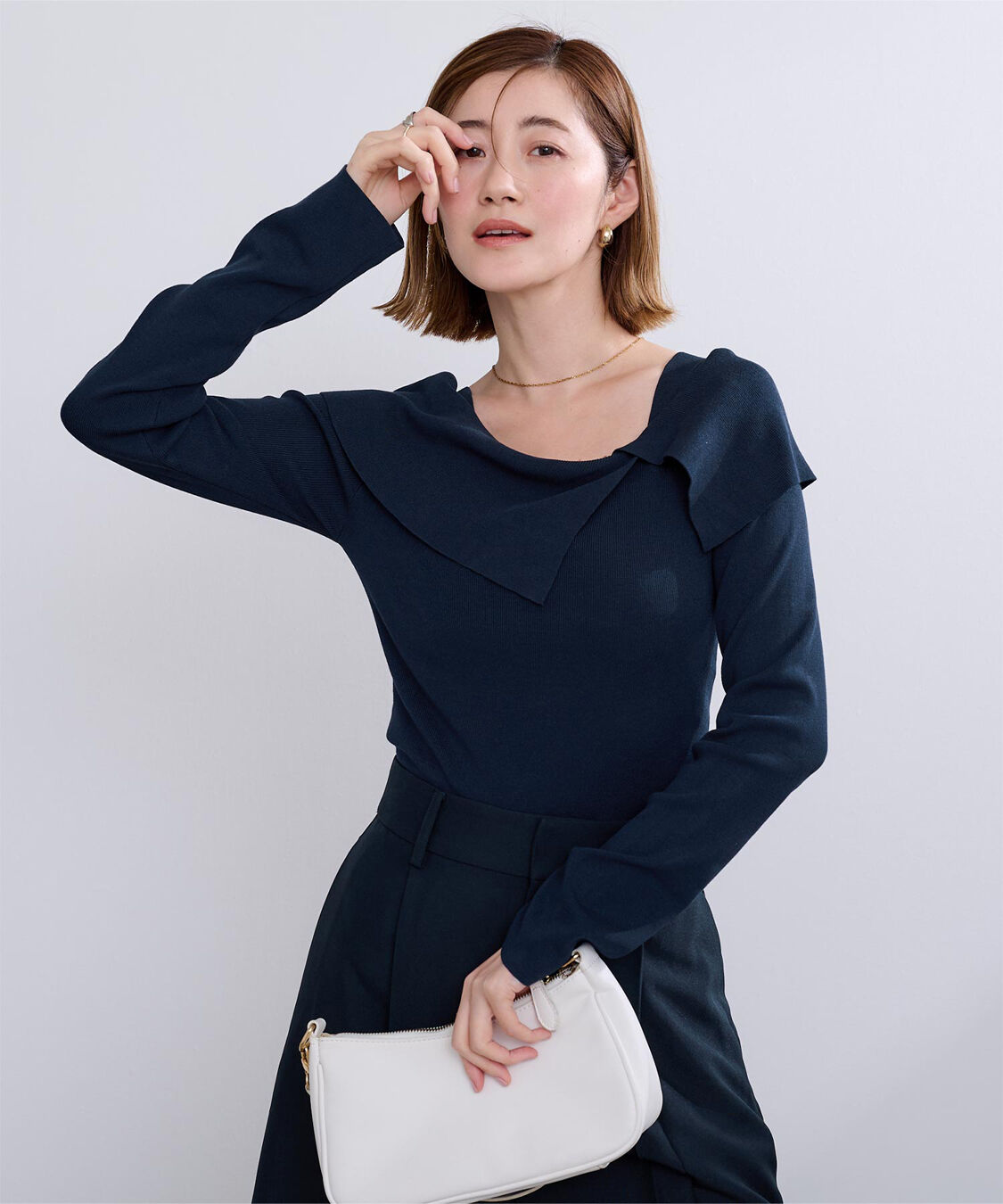 ur's「ケープデザインニット」|ニット・セーター|