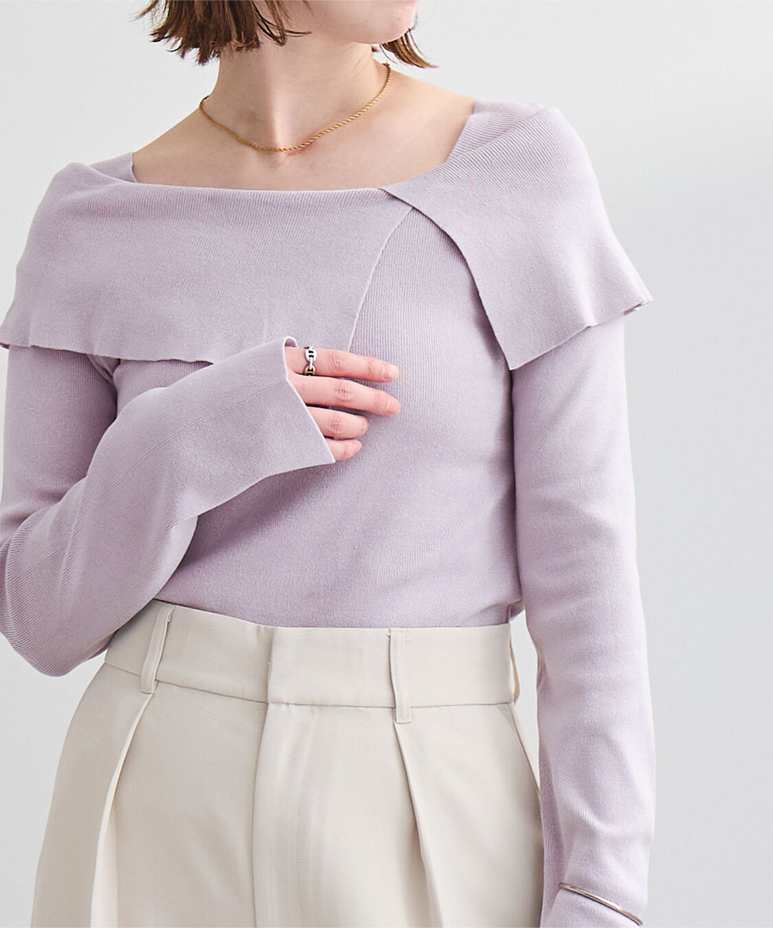 ur's「ケープデザインニット」|ニット・セーター|