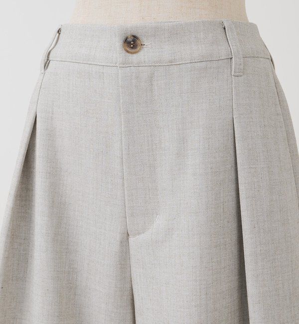  「【接触冷感】ストレートシルエットスラックスパンツ」|スラックス|