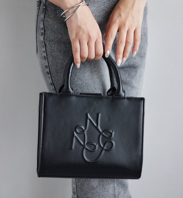  「【リバイバル】NCエンボスミニバッグ」|ショルダー・メッセンジャー|ブラック