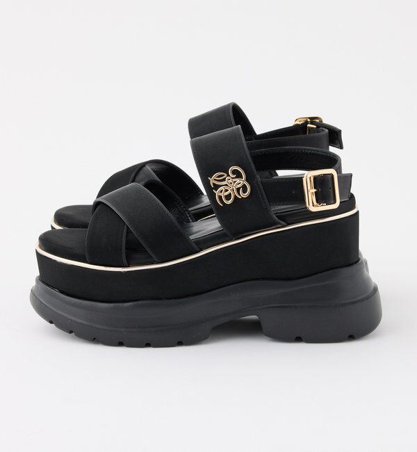  「エンブレム付き厚底サンダル」|その他|