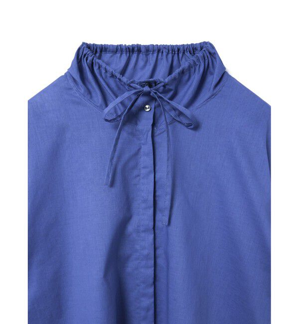 mizuiro ind「mizuiro ind ギャザースタンドカラーシャツ」|シャツ・ブラウス|