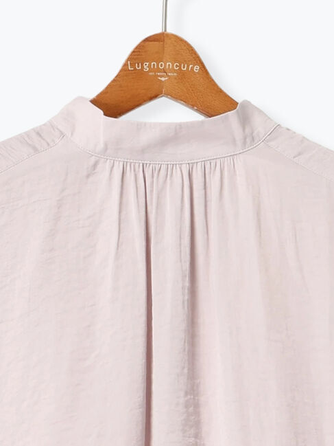 Lugnoncure「袖フリルスタンドブラウス」|シャツ・ブラウス|