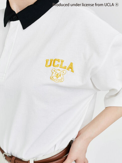 Lugnoncure「【UCLA】刺繍入り半袖ラガーシャツ」|Tシャツ・カットソー|
