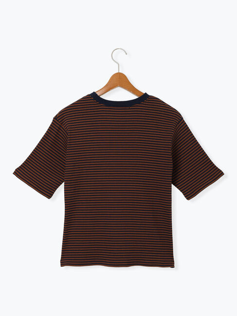 Lugnoncure「配色リブボーダートップス」|その他|