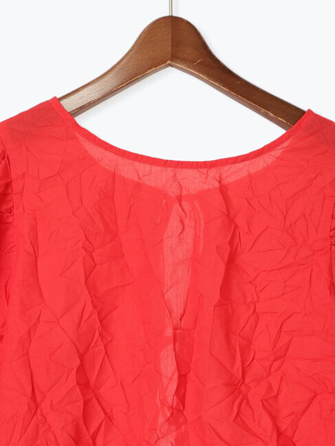 Te chichi TERRASSE「しわ加工前後2WAYブラウス」|シャツ・ブラウス|