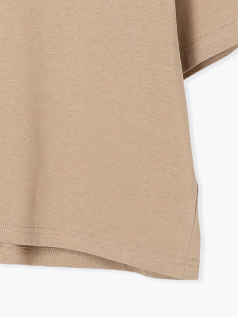 Te chichi TERRASSE「【接触冷感】ラインストーンクロップドTシャツ」|Tシャツ・カットソー|