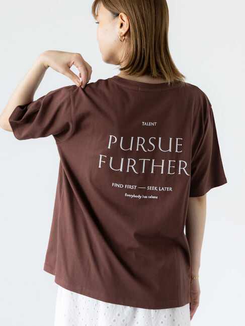 Lugnoncure「前後エンブロイダリーTシャツ」|Tシャツ・カットソー|