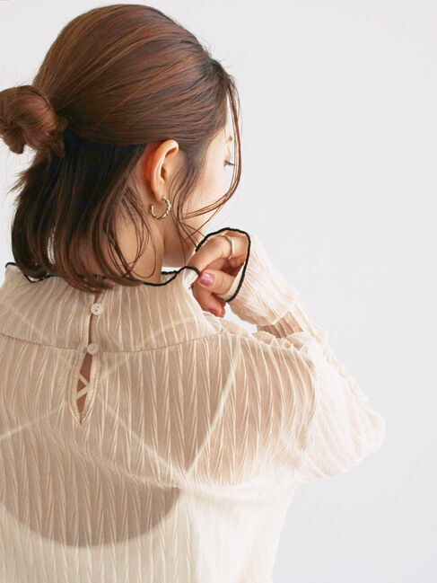 Te chichi「ランダムプリーツシアーインナー」|Tシャツ・カットソー|