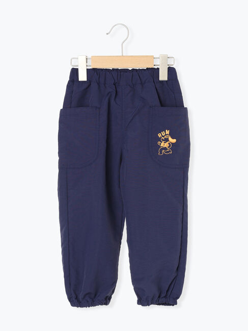 Samansa Mos2 Lagom「ナイロンジョガーパンツ」|その他|ネイビー