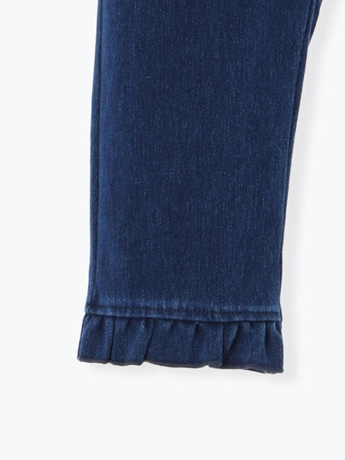 Samansa Mos2 Lagom「裾フリルカットデニムパンツ」|その他|