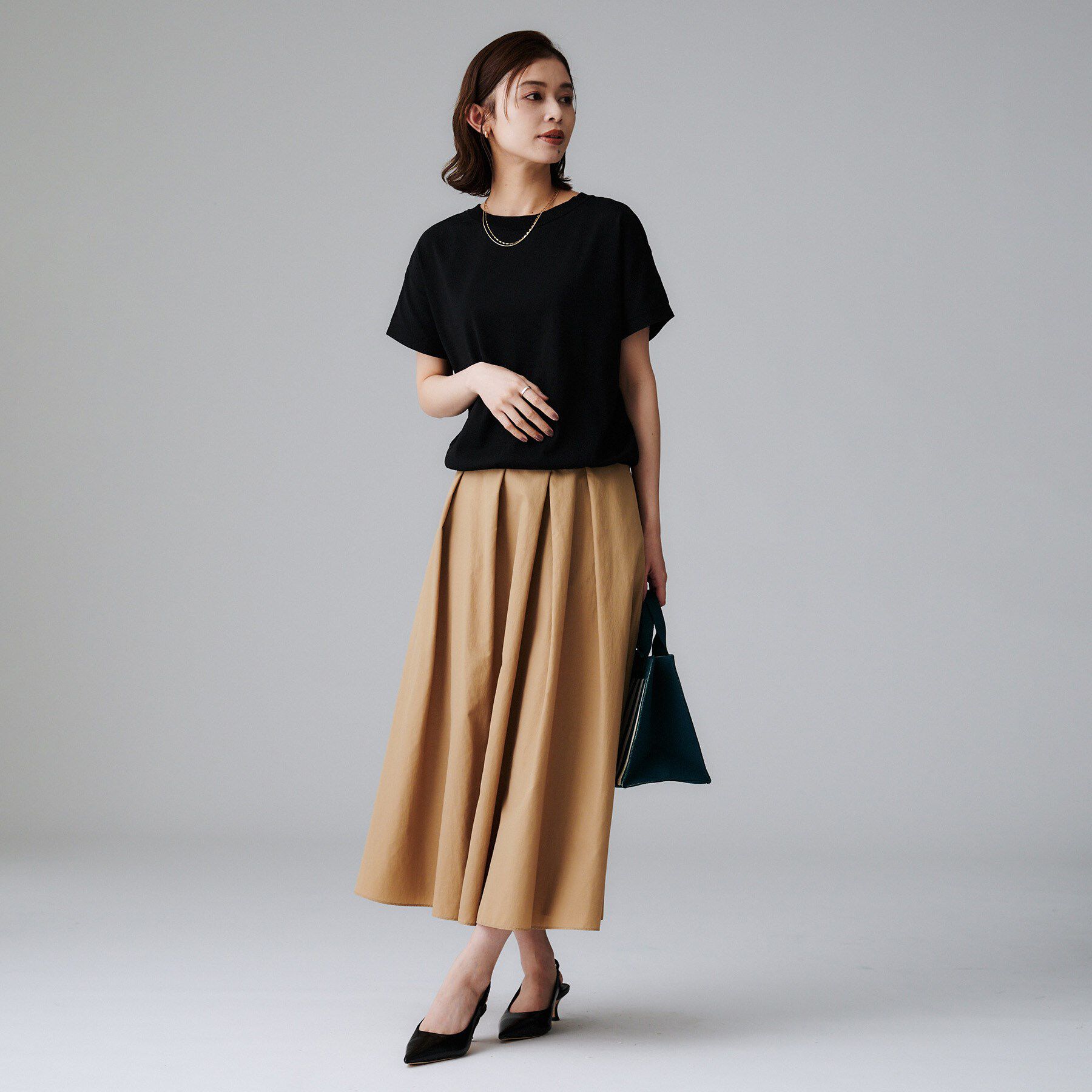 UNTITLED「【洗える/前後2WAY】ネックプルオーバーニット」|ニット・セーター|