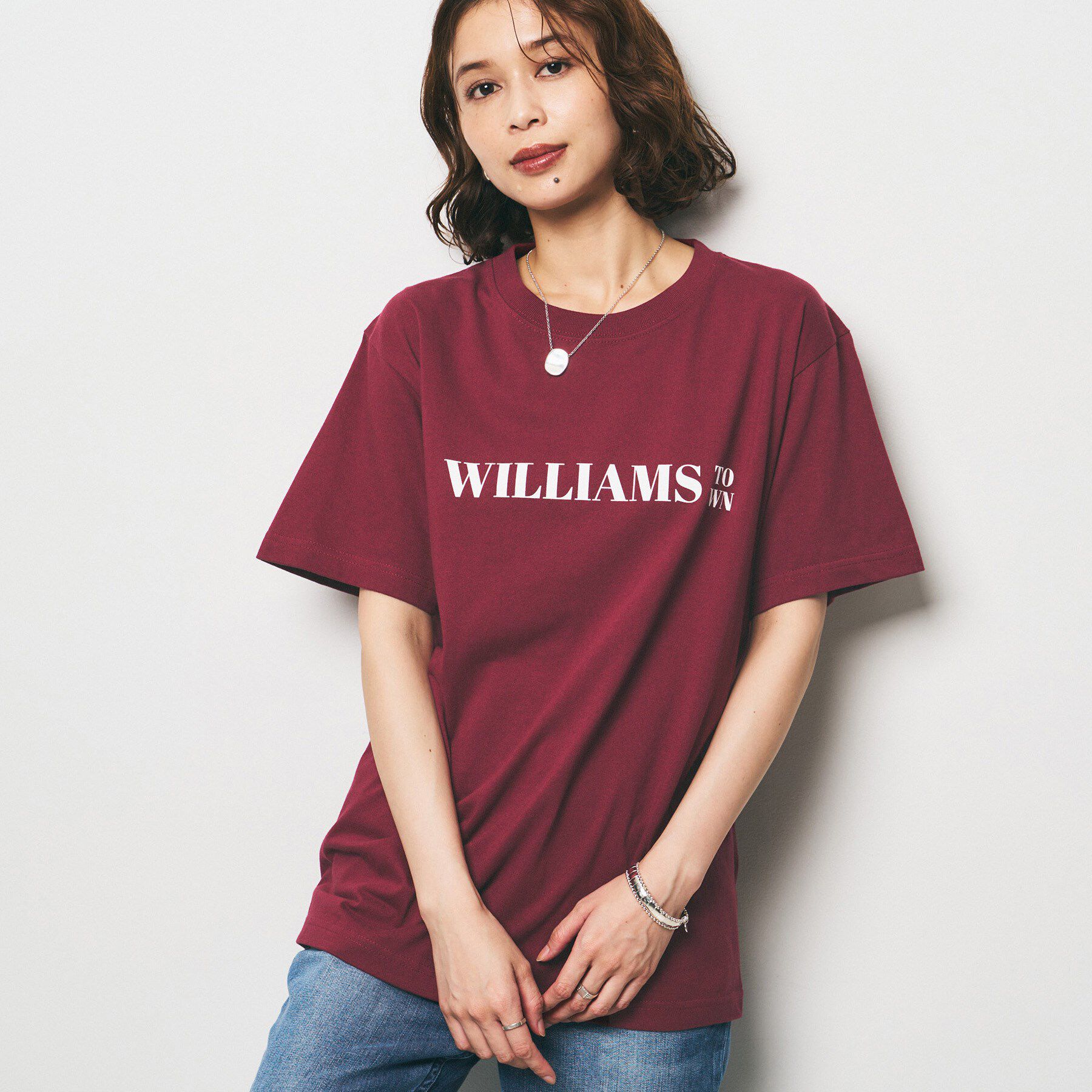 UNTITLED「【Healthy DENIM】Williams TownロゴTシャツ」|Tシャツ・カットソー|