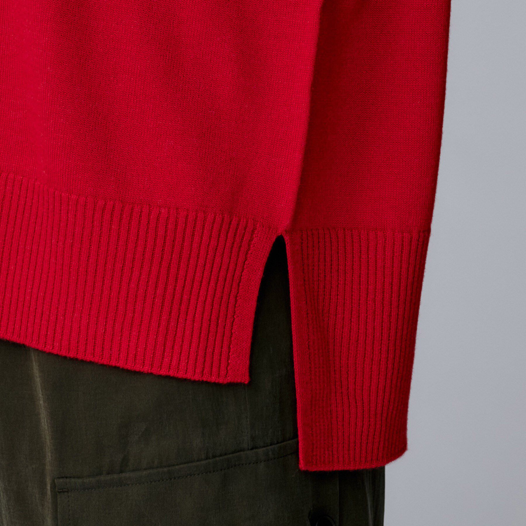 UNTITLED「【8色展開/体型カバー】魅せるタイムレスニット」|ニット・セーター|