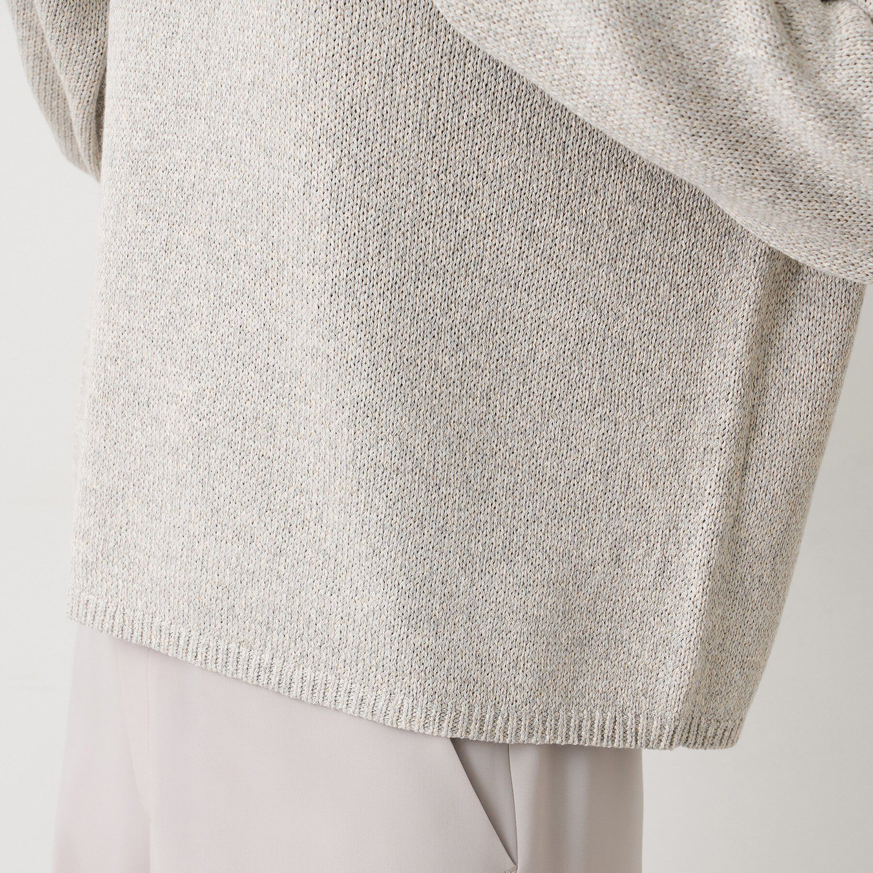 UNTITLED「【洗える/光沢感】ファンシーヤーンニット」|ニット・セーター|