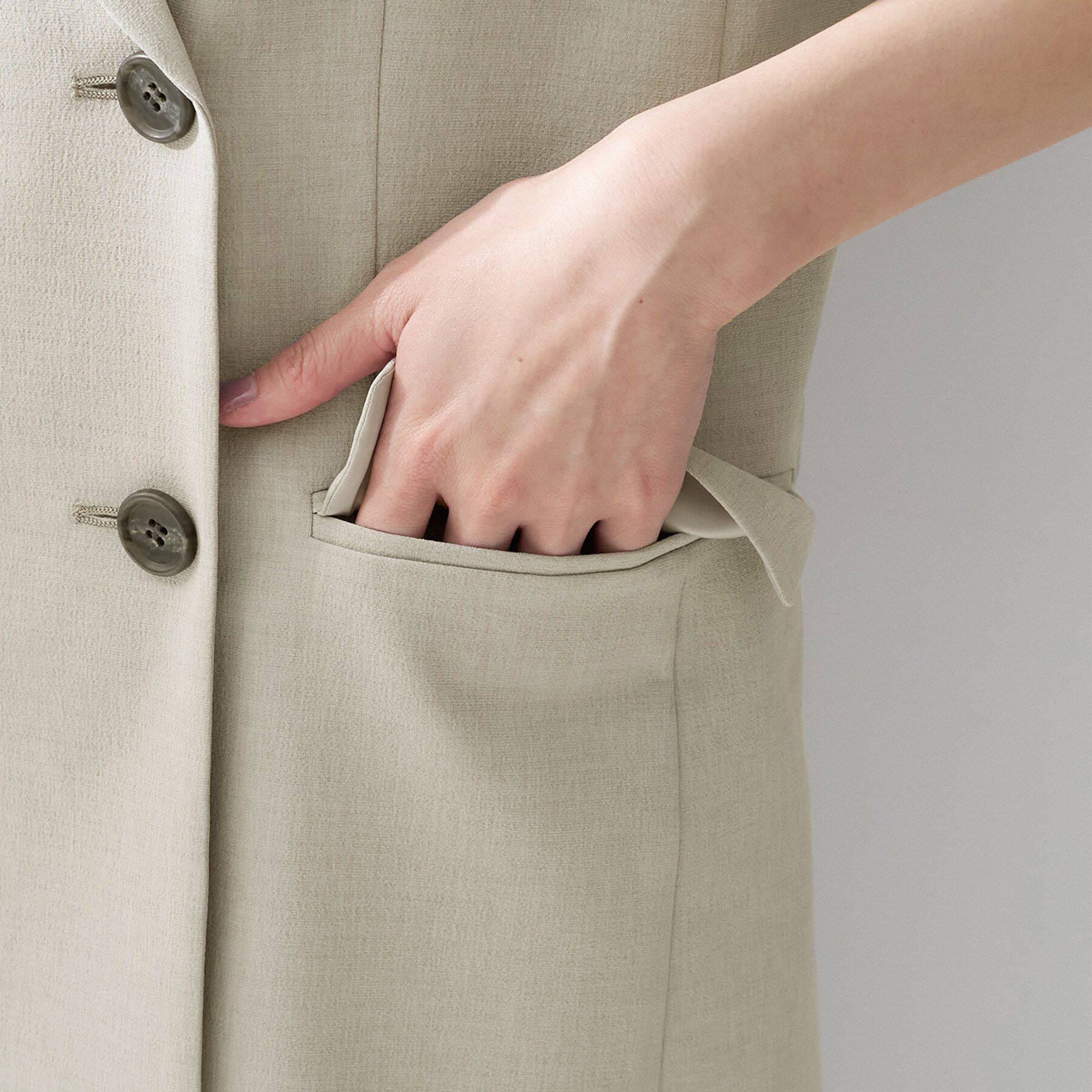 UNTITLED「【セットアップ可/接触令感/吸水速乾】ハーフスリーブジャケット」|テーラードジャケット|