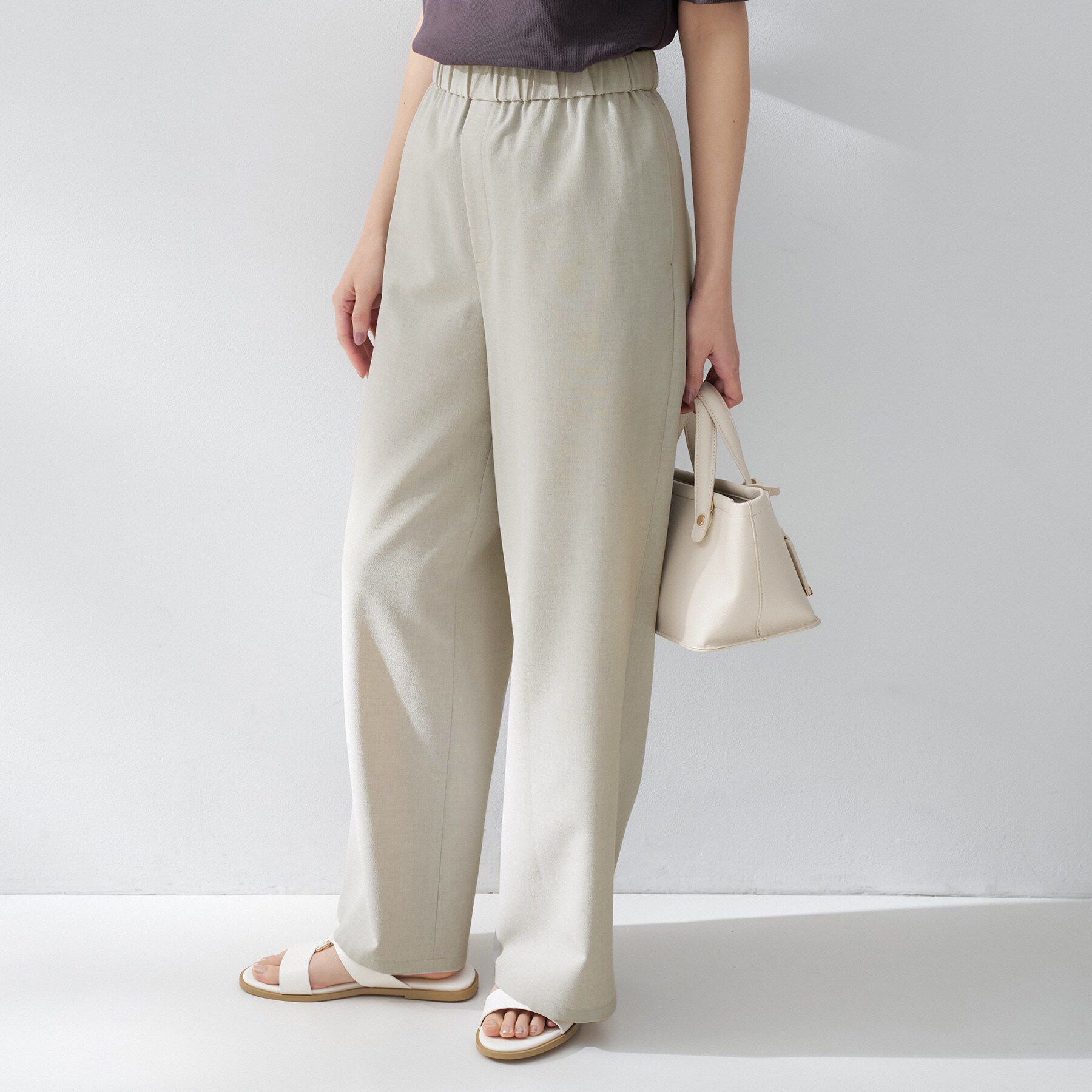 UNTITLED「【セットアップ可/接触令感/吸水速乾】リラックスワイドパンツ」|その他|