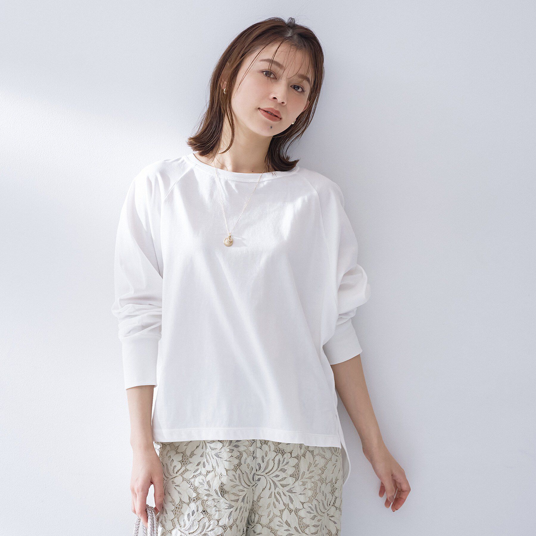 UNTITLED「【Liyoca】ラグランプルオーバー」|Tシャツ・カットソー|