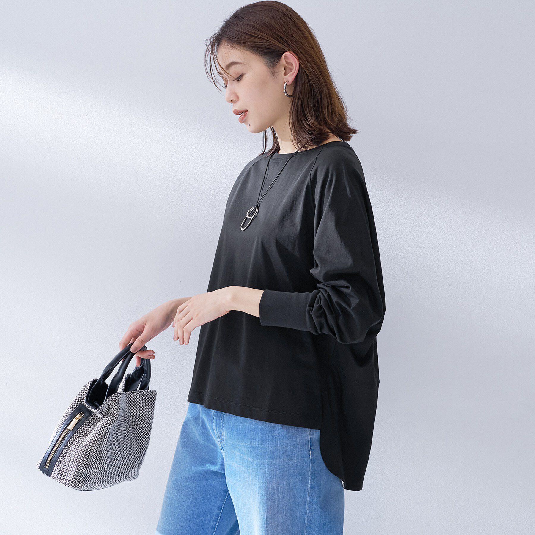 UNTITLED「【Liyoca】ラグランプルオーバー」|Tシャツ・カットソー|