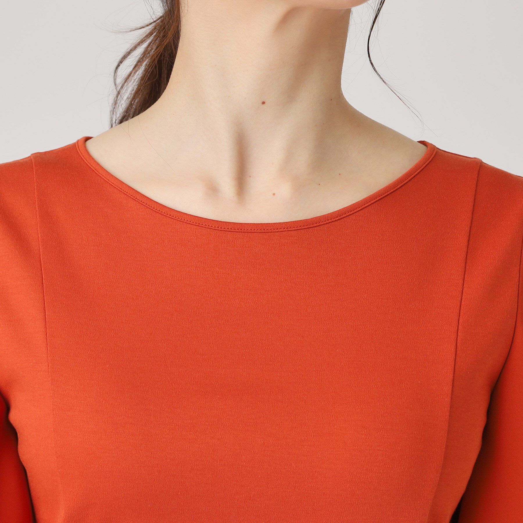 COUP DE CHANCE「【洗える／日本製】異素材組合せのジャージートップス」|Tシャツ・カットソー|