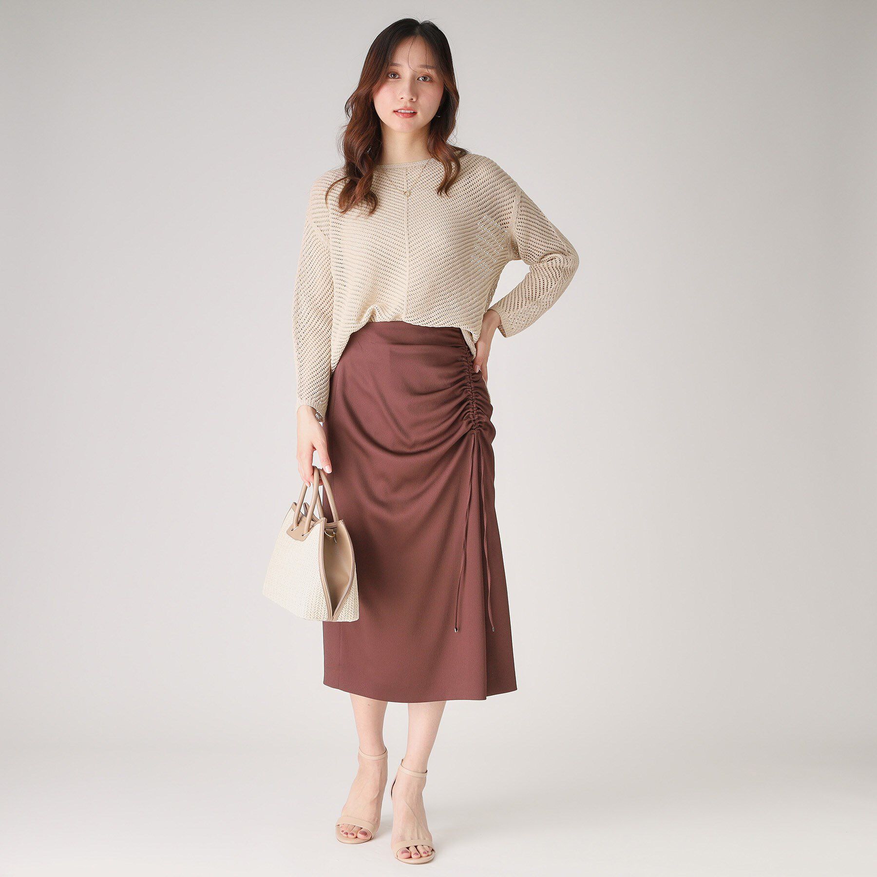 COUP DE CHANCE「【洗える／日本製】和紙混ニットプルオーバー」|ニット・セーター|