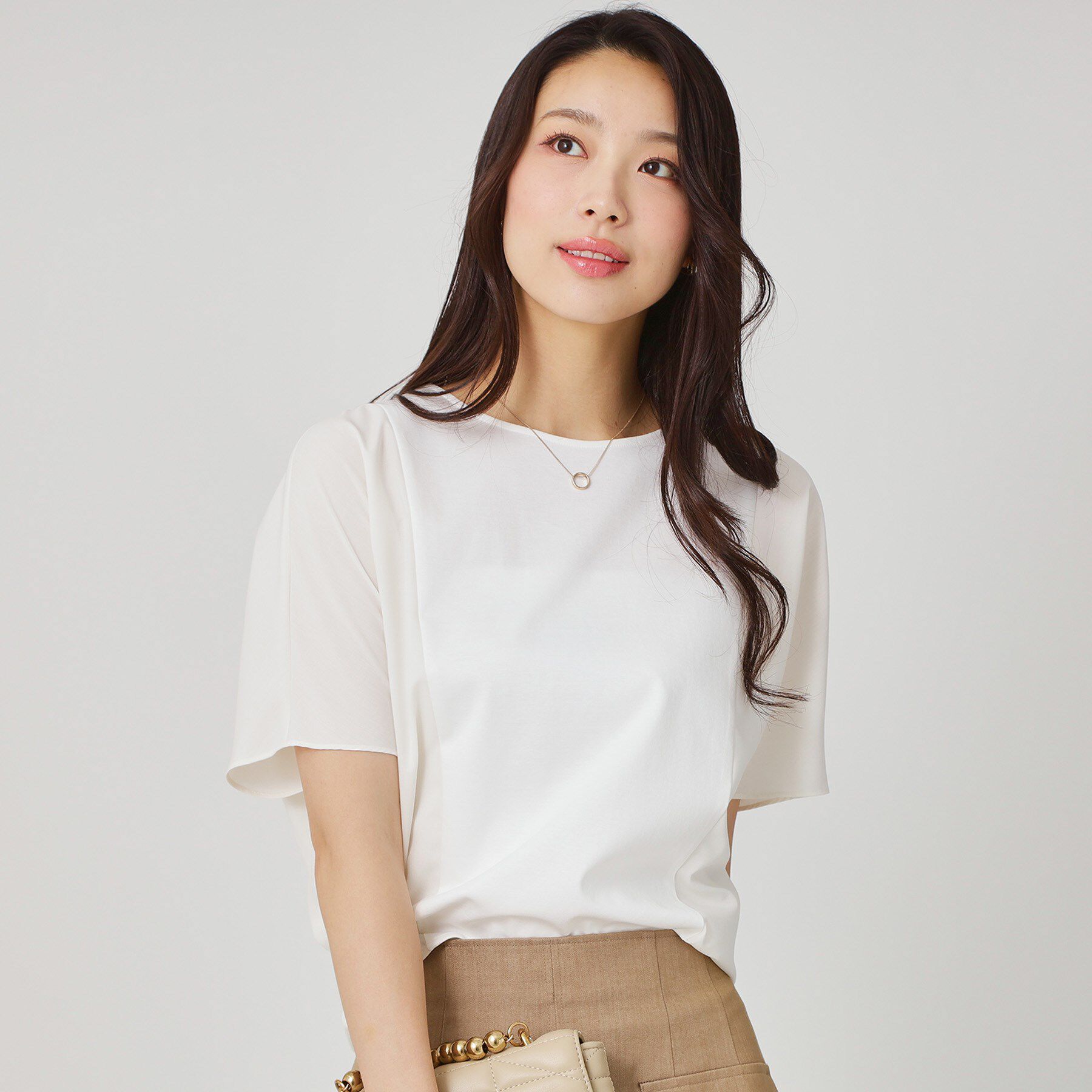 COUP DE CHANCE「【手洗い可／日本製】ドルマンジャージトップス」|Tシャツ・カットソー|