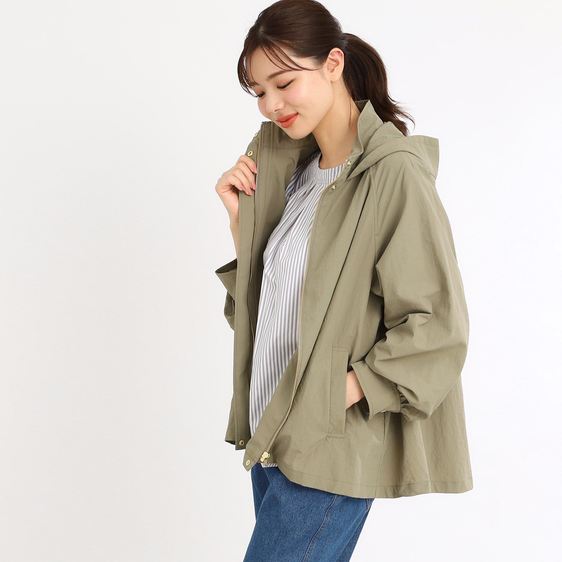 Reflect「フーデッドライティブルゾン」|ブルゾン・スタジャン|