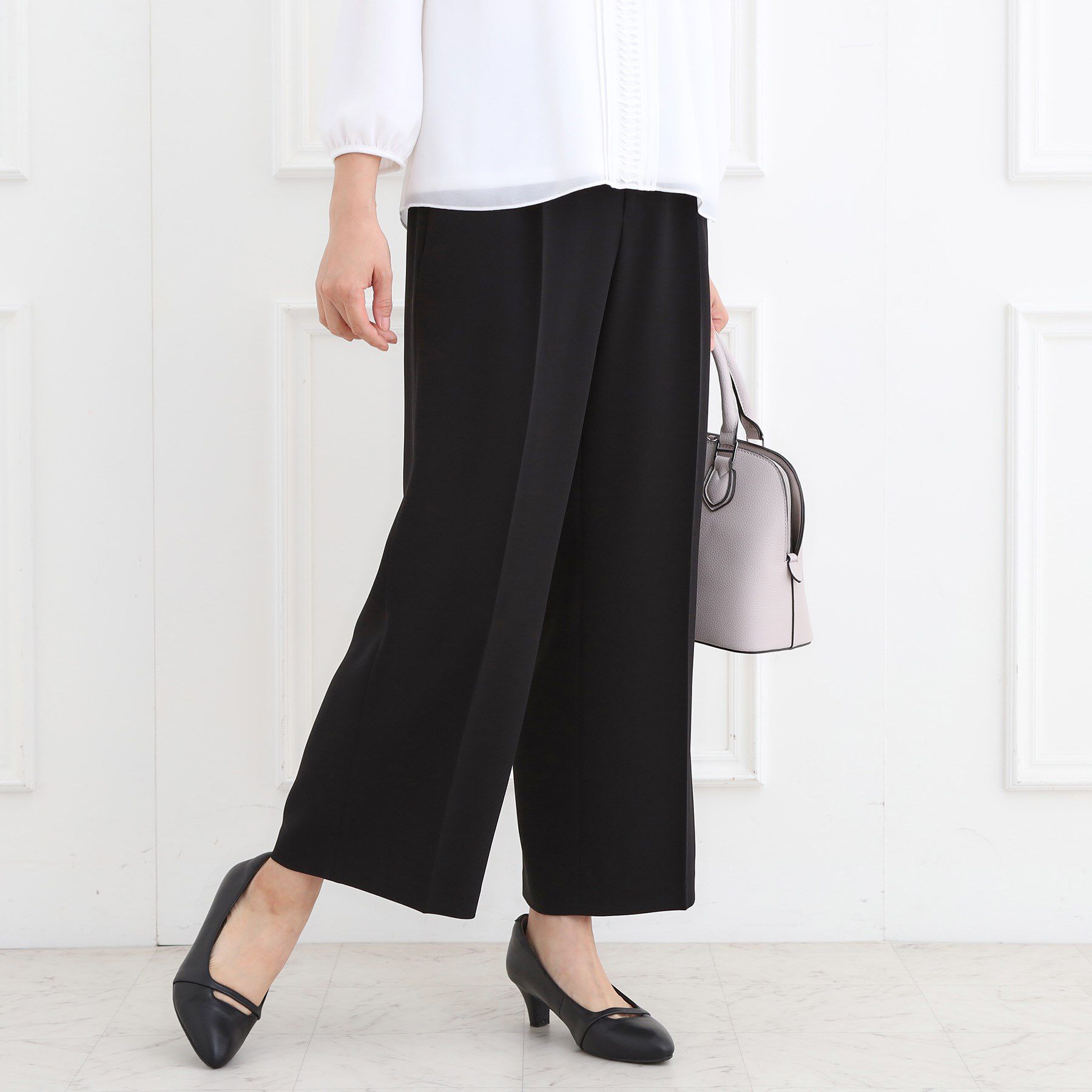 Reflect「【お仕事に◎／セットアップ可】タック入りワイドパンツ」|その他|