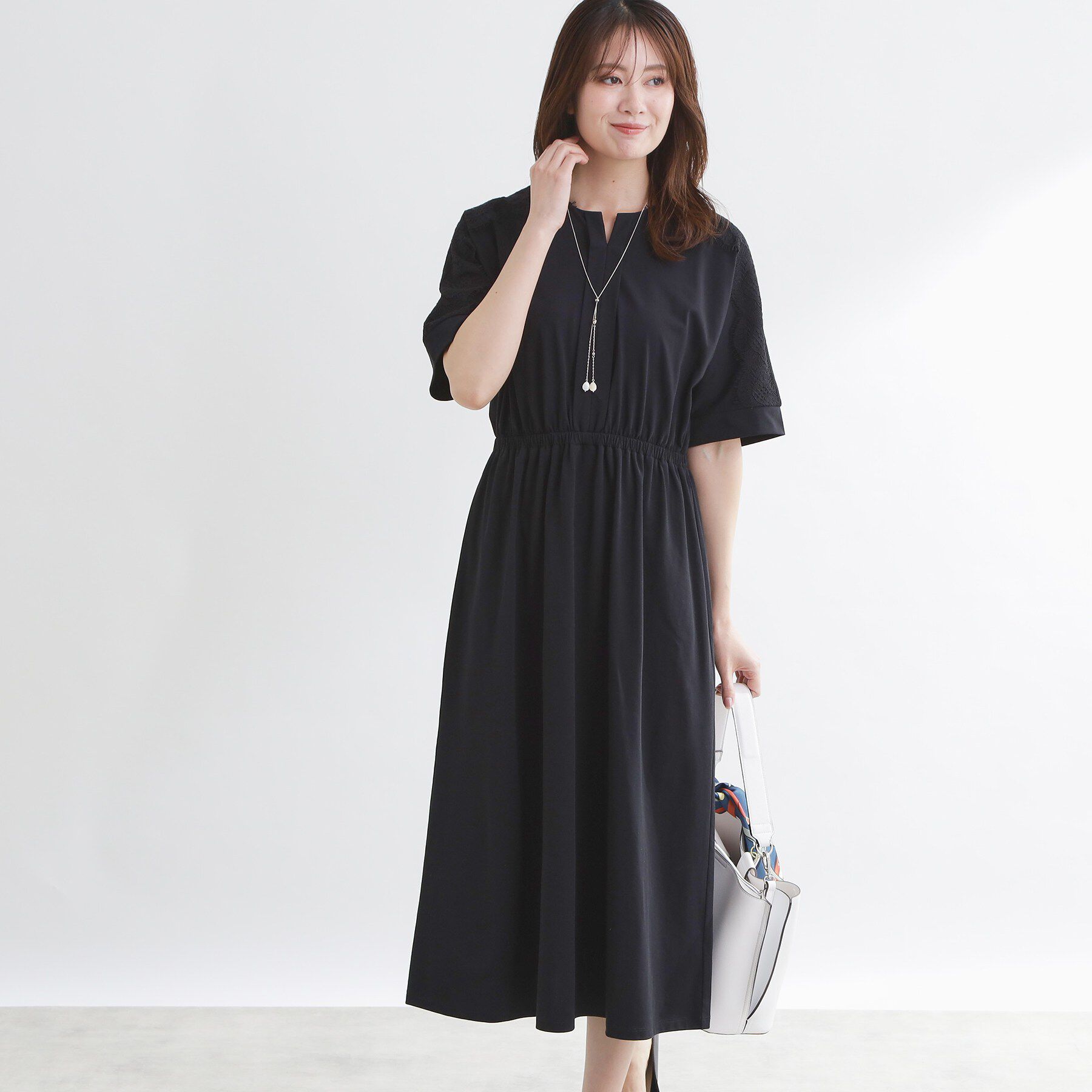 Reflect「【UVカット／接触冷感】ドルマンスリーブジャージワンピース」|ワンピース|