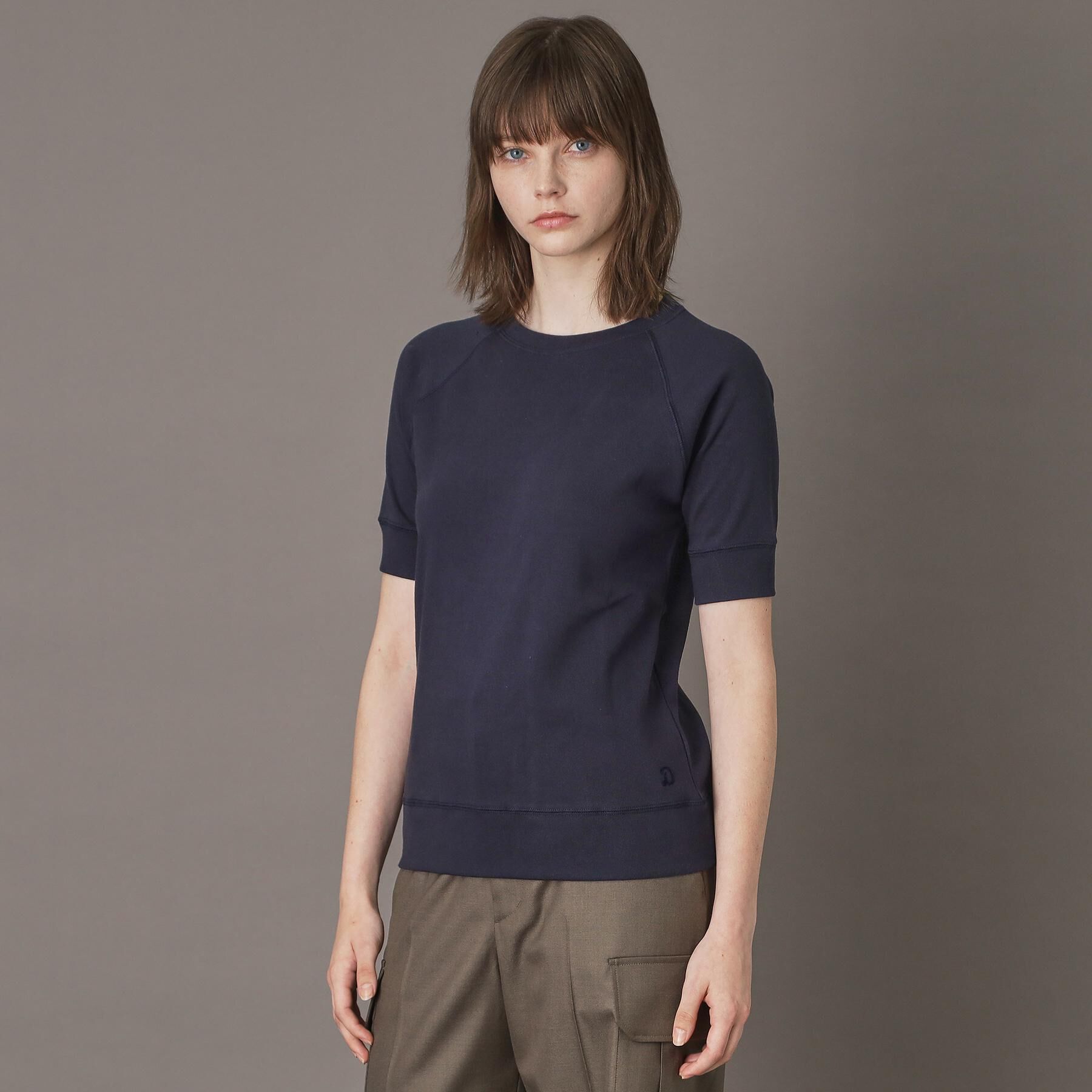 DRESSTERIOR「ラグランハーフスリーブプルオーバー」|Tシャツ・カットソー|