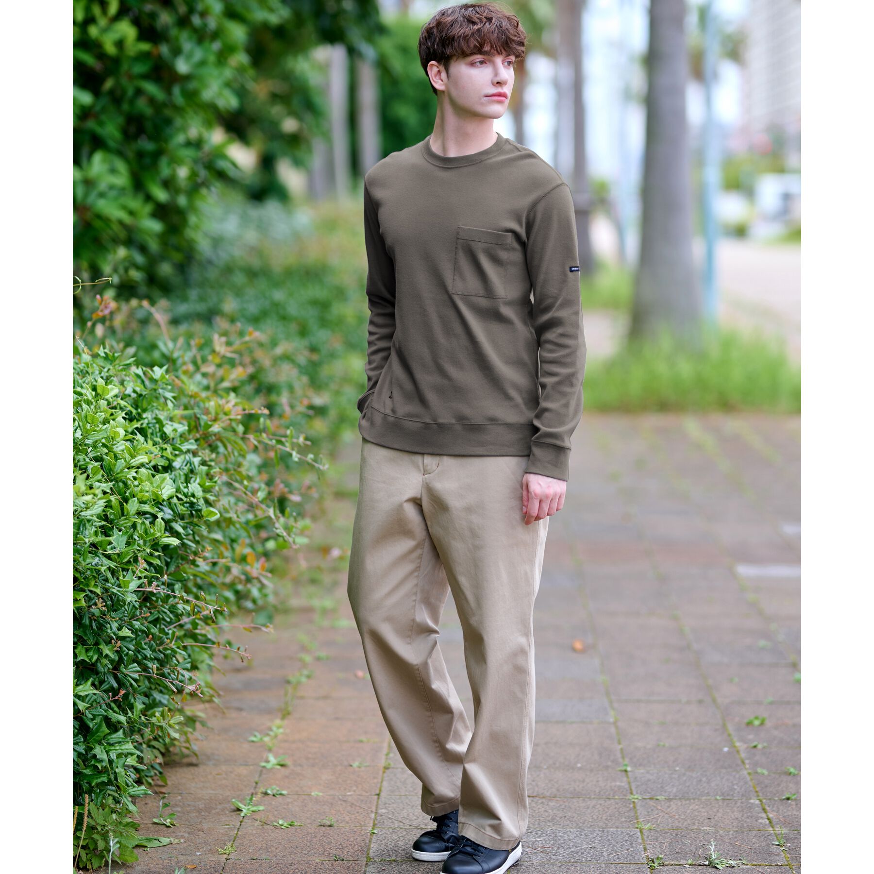 DRESSTERIOR「エクスクルーシブフライスロングTシャツ」|Tシャツ・カットソー|