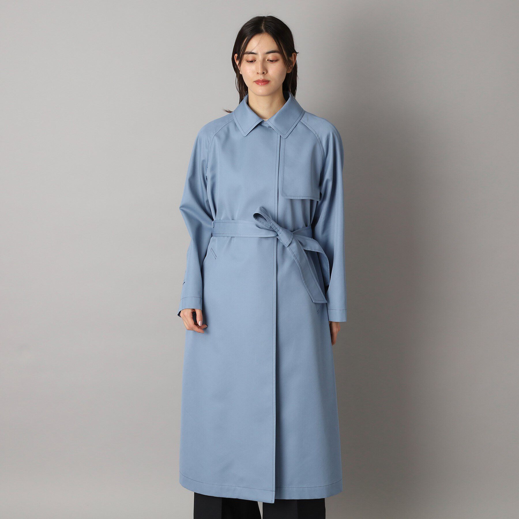 DRESSTERIOR「【ウォッシャブル/美シルエット】ライトトレンチコート」|トレンチコート|