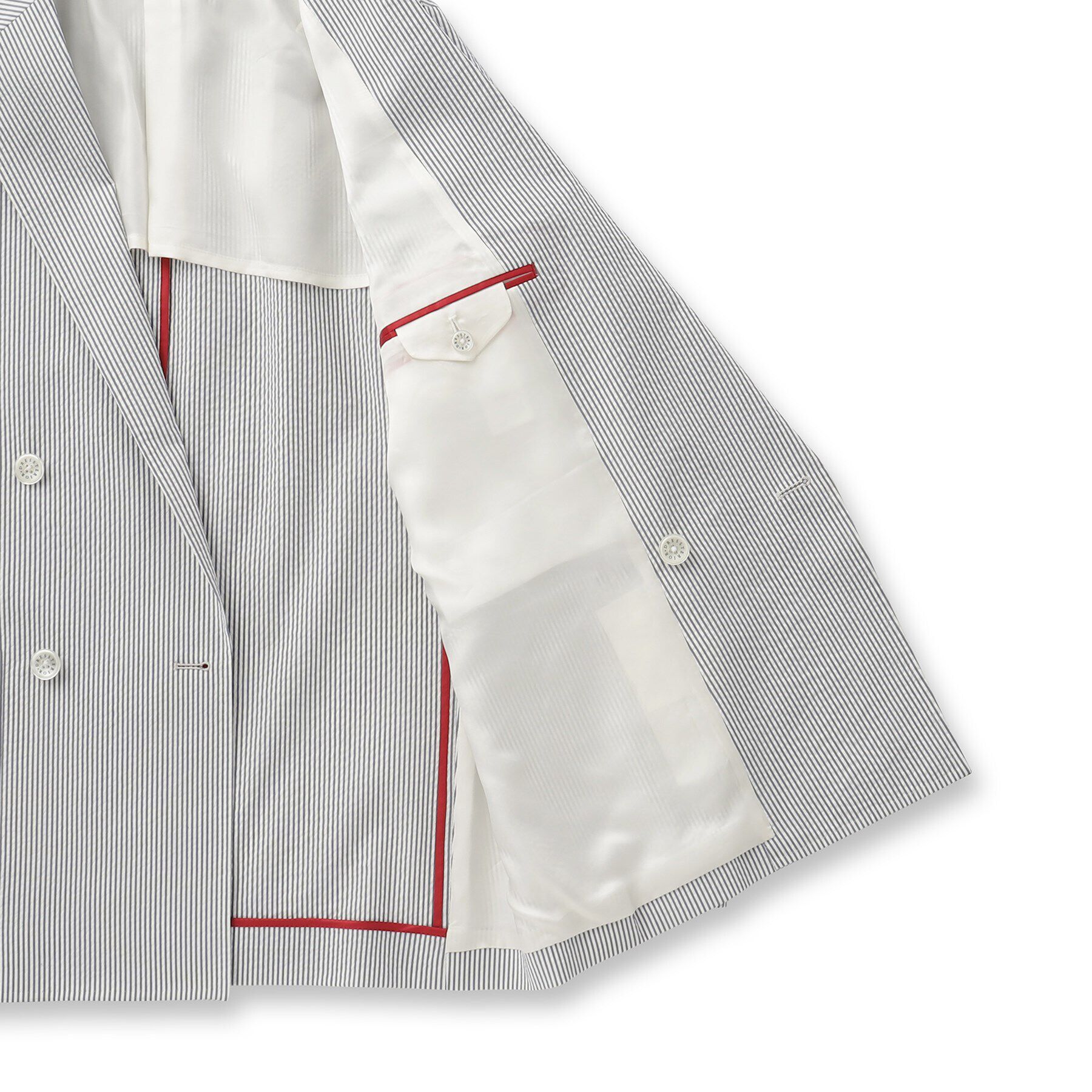 DRESSTERIOR「【セットアップ可/吸湿速乾】COOLMAX シアサッカー サマージャケット」|テーラードジャケット|