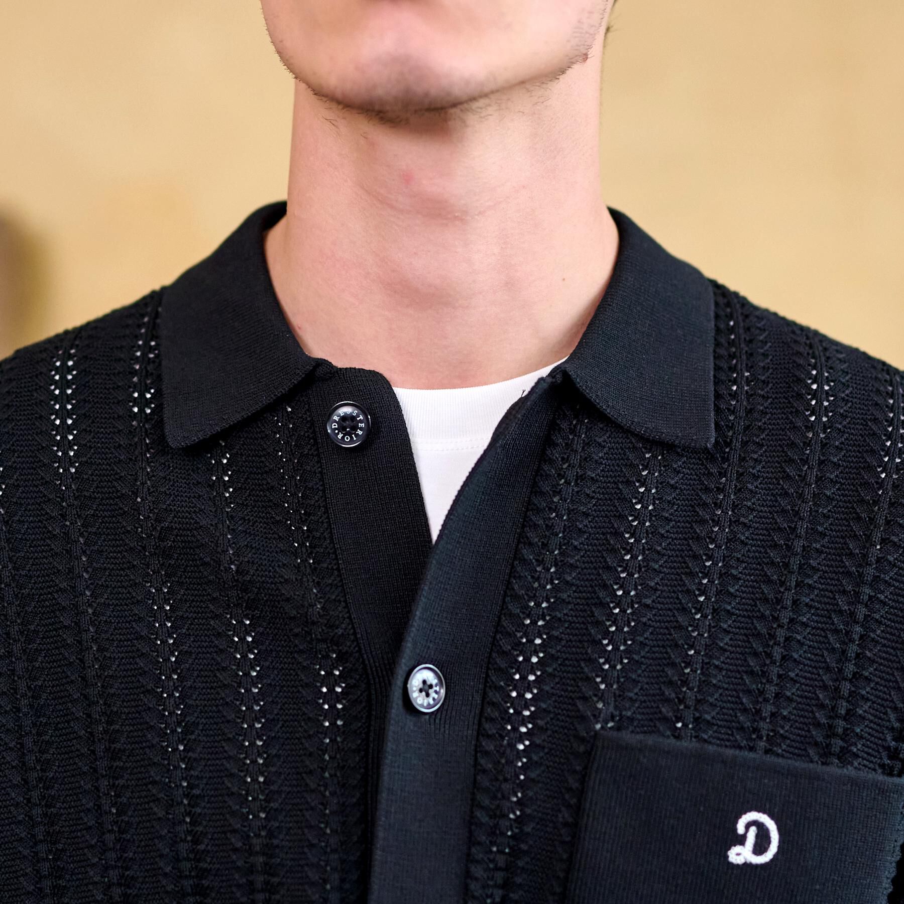 DRESSTERIOR「オーガニックコットン キューバニットシャツ」|ニット・セーター|