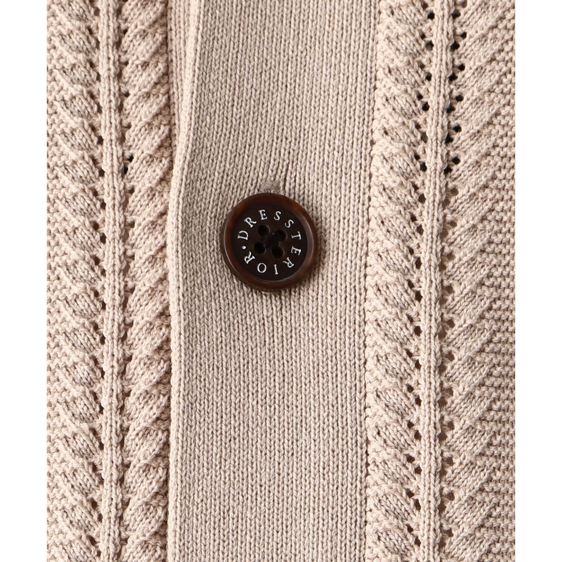 DRESSTERIOR「オーガニックコットン キューバニットシャツ」|ニット・セーター|