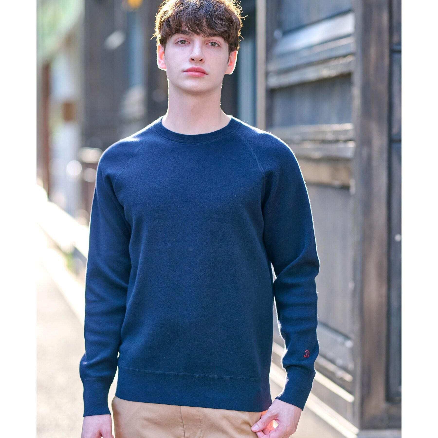 DRESSTERIOR「ウォッシャブル コットンカシミヤスムースニット」|ニット・セーター|ネイビー(094)