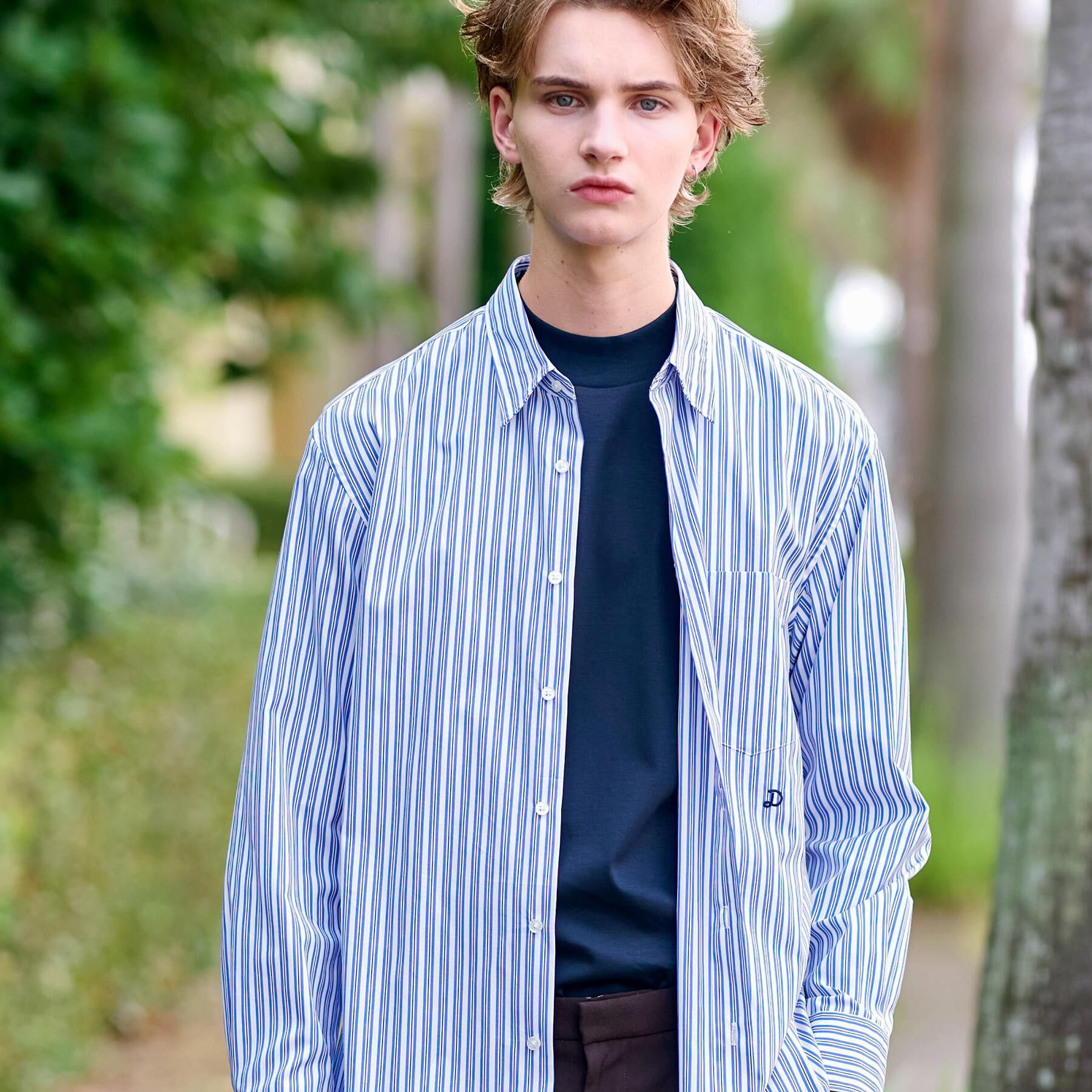 DRESSTERIOR「THOMAS MASON ストライプシャツ」|シャツ・ブラウス|