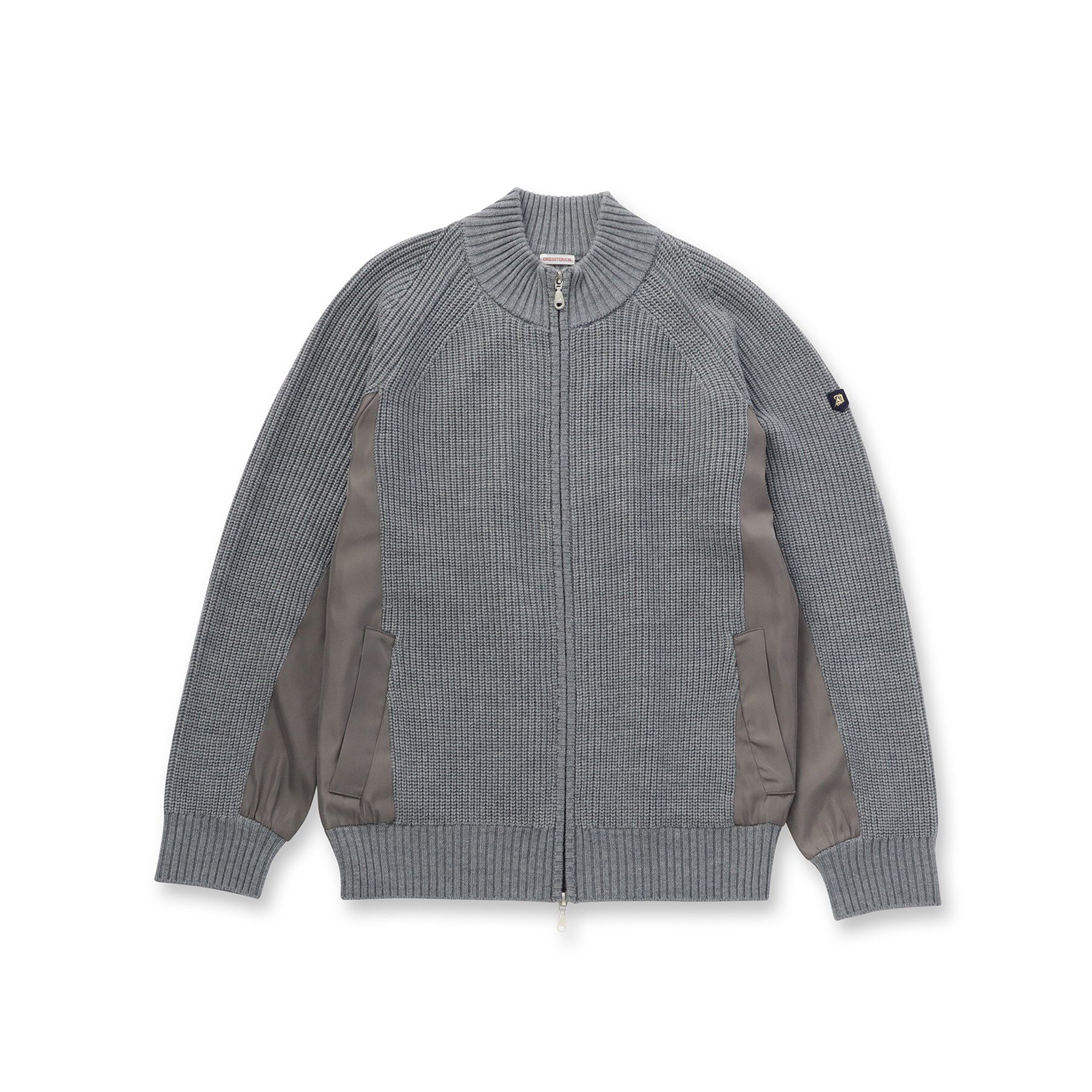 DRESSTERIOR「ミリタリーニットジャケット」|カーディガン|