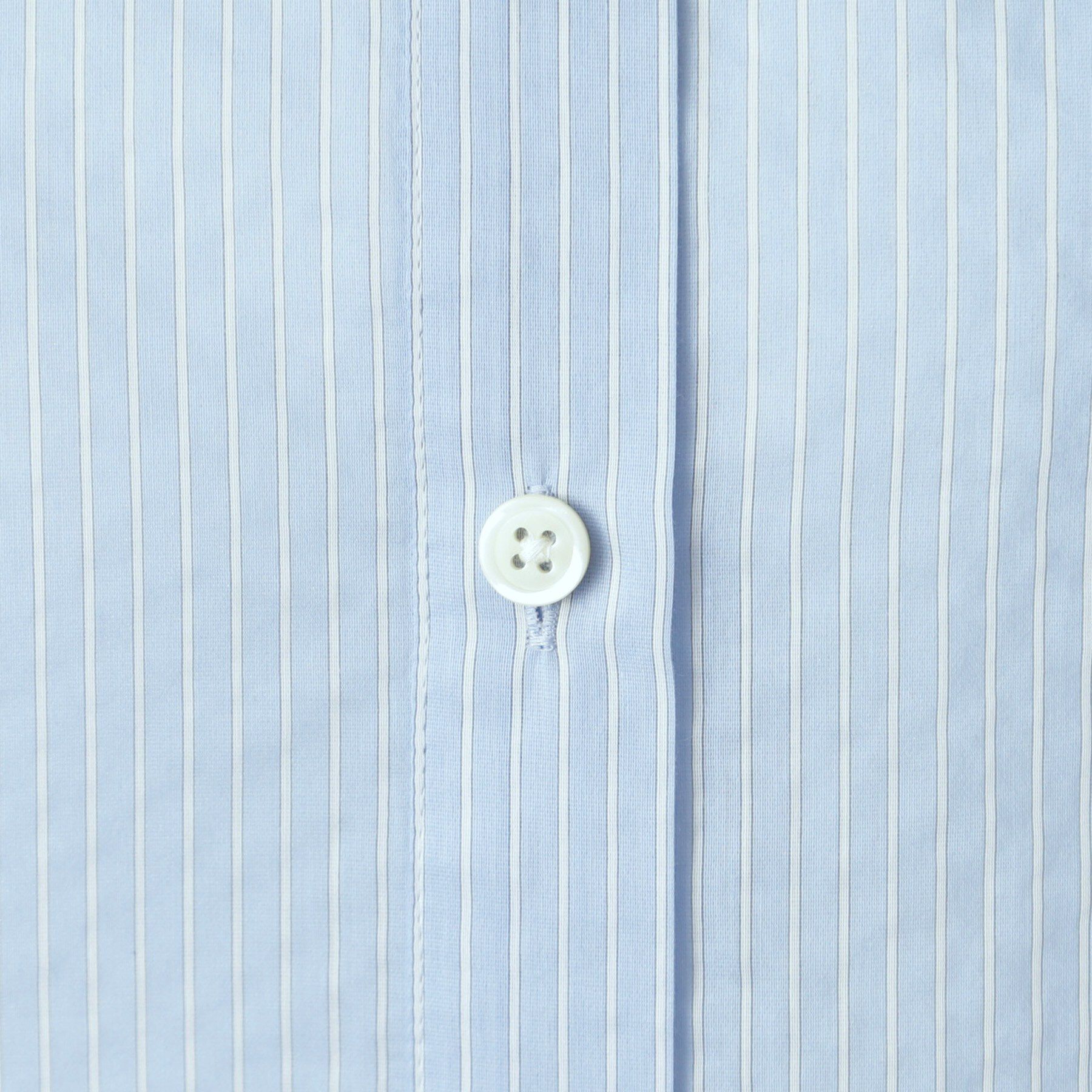 DRESSTERIOR「【1枚で着映え/ウォッシャブル】ストライプスタンドフリルボリュームスリーブブラウス」|シャツ・ブラウス|