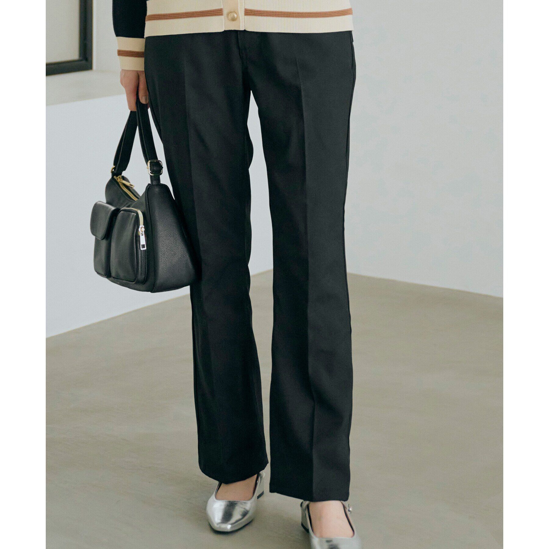 grove「Wrangler／ラングラーWRANCHERフレアパンツ」|その他|ブラック(019)